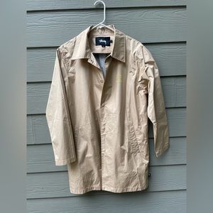 Stussy Rain Long Coach Jacket S